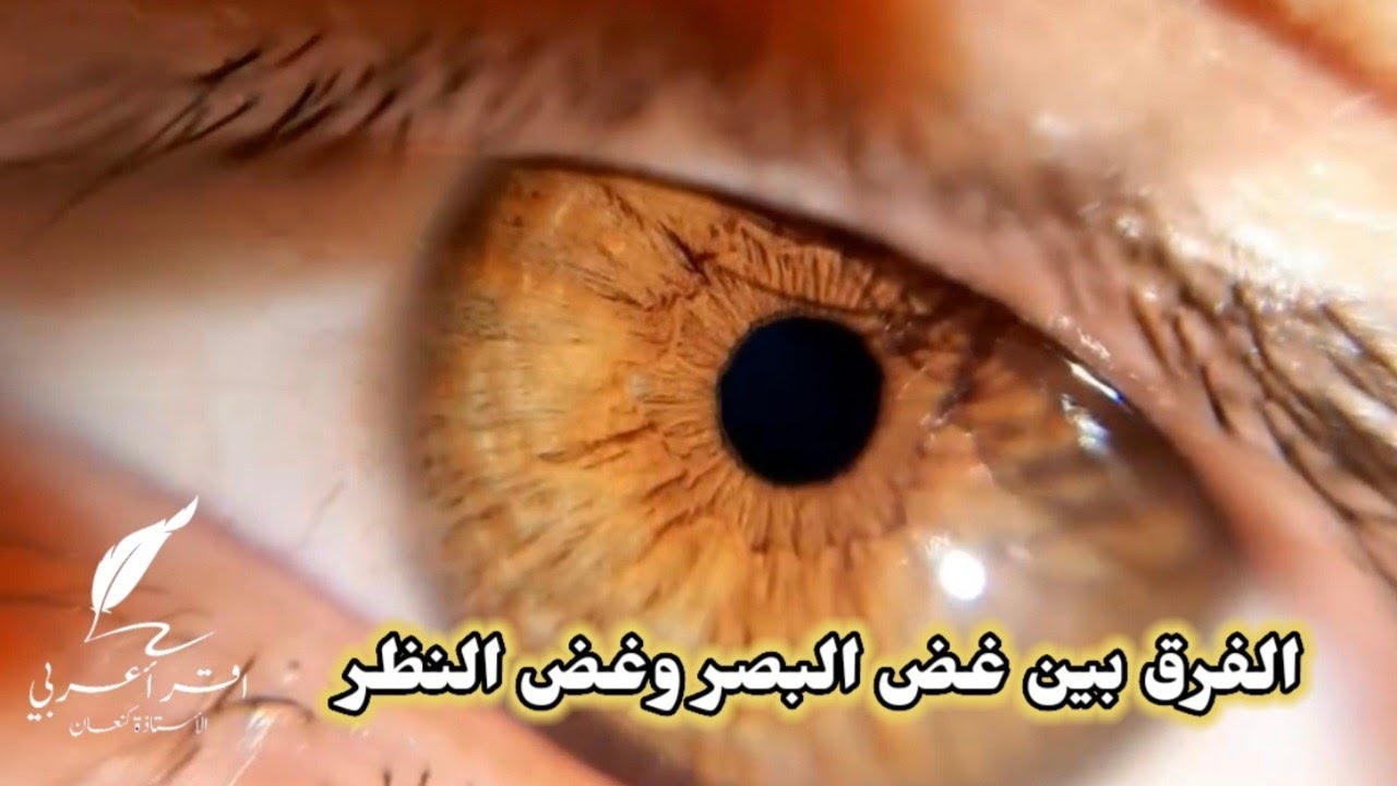 لماذا أمرنا الله بغض البصر ولم يأمرنا بغض النظر؟ - YouTube