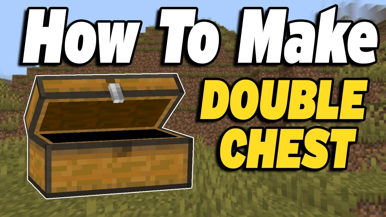 How To Make Double Chest In Minecraft YouTube how-to-make-double-chest-in-minecraft-youtube