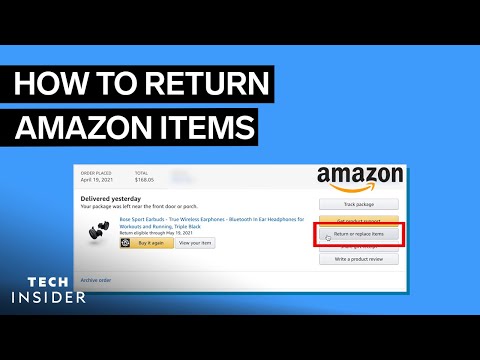 वीडियो: Amazon पर आइटम वापस करने के 4 तरीके