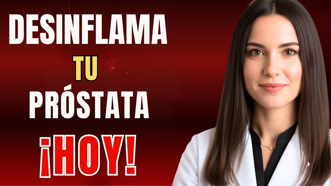 Cómo DESINFLAMAR LA PRÓSTATA en mayores de 60 | Lo que nadie te explica - Dra. Camila Salazar...