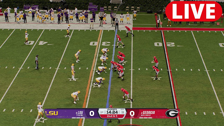 NCAAF LIVE🔴LSU Tigers vs.Georgia Bulldogs College Football Full Game-15th July 2025