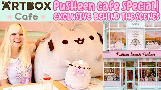 Pusheen Snack Parlour EXCLUSIVE ACCESS! ♡ ARTBOX Cafe in Brighton, UK | TOFU CUTE TV screenshot 4