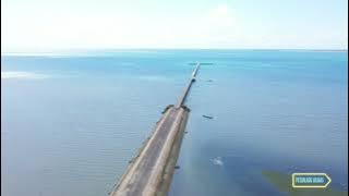 Dari udara Dermaga terpanjang di NTT. Pelabuhan Batutua terletak di wilayah Kab. Rote Ndao