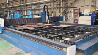 Gantry CNC plasma cutting machine