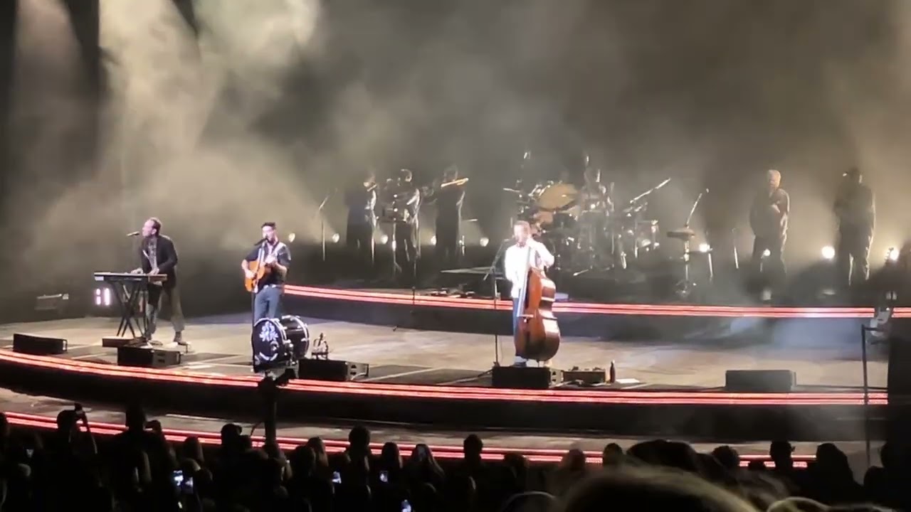 Mumford and Sons live. Run Together. Grand Casino Arena, St. Paul, Minnesota. 10/9/25