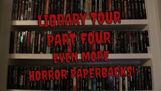 Library Tour Part 4: Even More Horror Paperbacks!