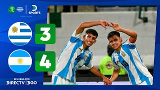 Thumbnail for ¡¡PARTIDO INFARTANTE entre #URUGUAY y #ARGENTINA!! | Uruguay 3–4 Argentina | Resumen