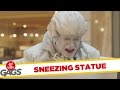 Sneezing Statue Prank