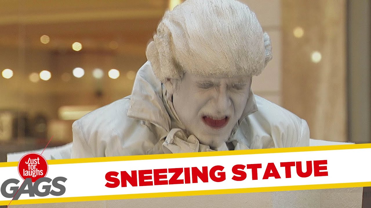 Sneezing Statue Prank