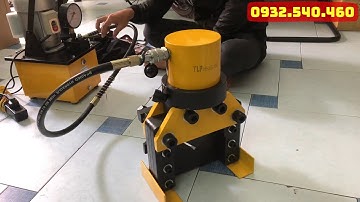 Máy cắt thép V thủy lực 55 tấn 100x100 mm TLP HHJG-100
