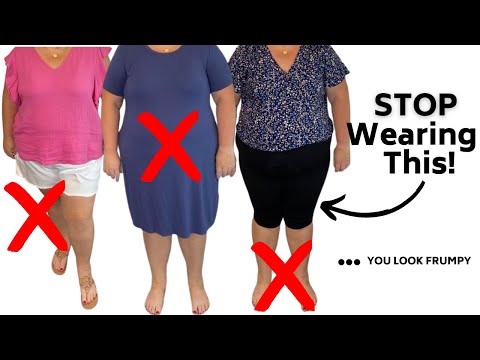 7 SIMPLE Summer Style Tips for APPLE Shape PLUS Size Women to LOOK THINNER / Over 50 Style