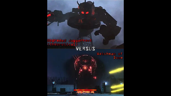 Upgraded Astro Juggernaut (theoretical) #vs Watchman of Doom #skibiditoilet #edit #wis