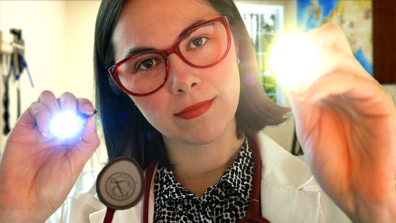 ASMR MEDICAL EXAM WITH 35 CLASSIC TRIGGERS 👩🏻‍⚕️ Cranial, Eye, Tests, Light, Gloves 🩺