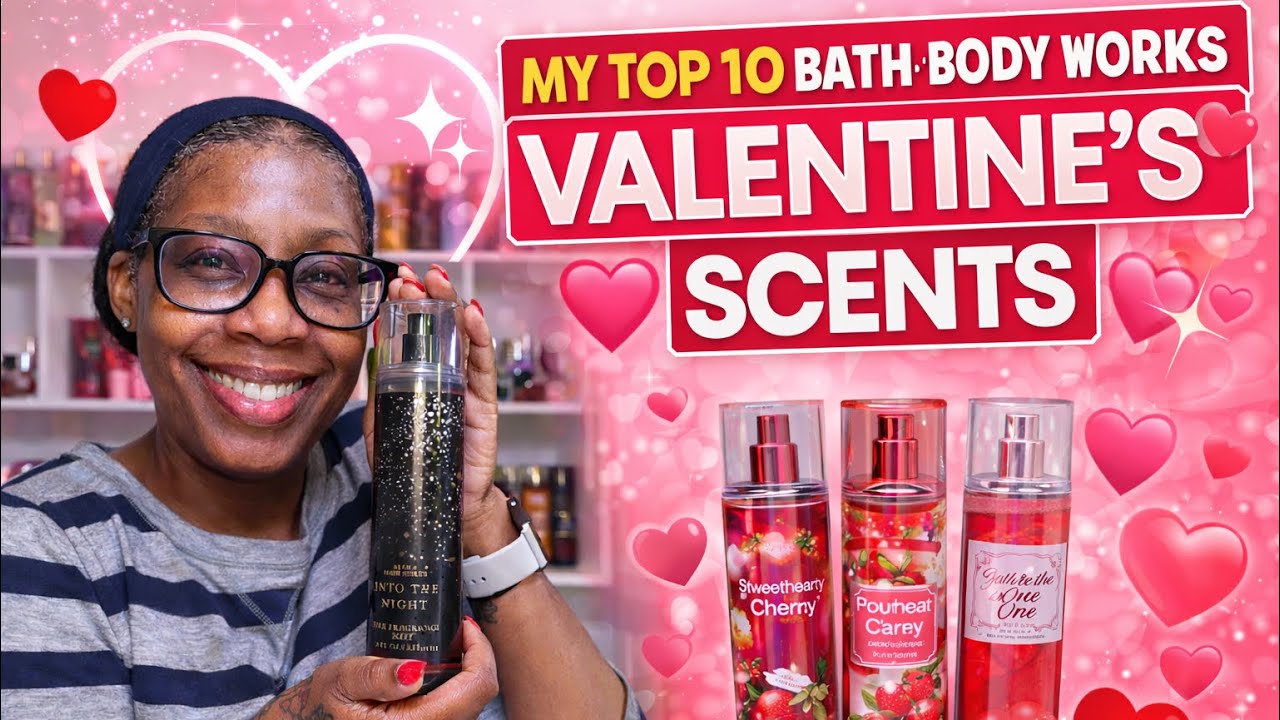 Мои 10 лучших ароматов ко Дню святого Валентина | Bath & Body Works: Клубничный кекс, Вишня и дру...