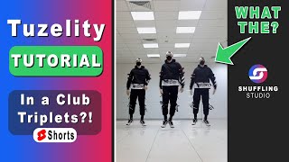 Tuzelity Dance Triplets? 😱 How to dance In a Club 🔥 Shuffle Dance Video on a viral TikTok Song 2022