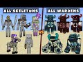 All wardens vs all skeletons  mutant  titan skeletons vs mutant titan warden