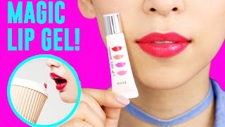 MAGIC LIP GEL! MAKES ANY LIPSTICK TRANSFER PROOF!  -  TINA TRIES IT