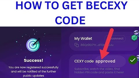 CEX io - How to get BeCexy code || How to change your wallet on BeCexy 