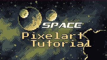 Space Pixelart Tutorial. Step-by-Step for Beginners.