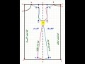 الطريقة الثانية لعمل باترون أساسى لفستان الأطفال - دورة ملابس الأطفال