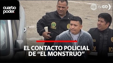 Police supplied weapons to alias "The Monster" | Cuarto Poder | Peru