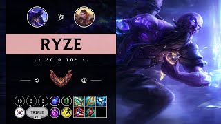 Ryze Top vs Jayce - KR Grandmaster Patch 14.9