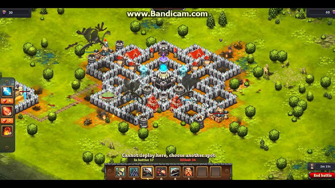 Trone Rush  1 (ATTACKING 100% IN BASTION OF HORROR W/OUT USING OF SPELLS)