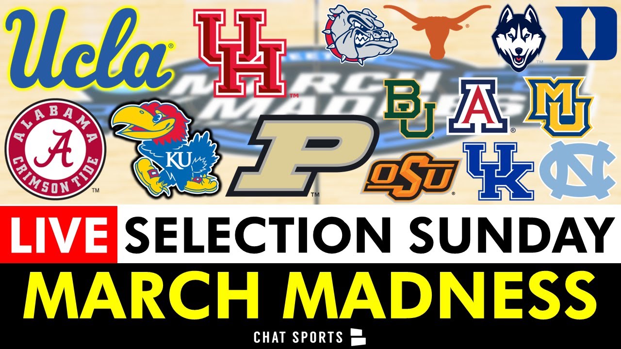 March Madness LIVE College Basketball Tournament Bracket Reveal 2023 Selection Sunday Field Of 68