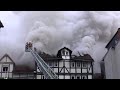 Erneutes Großfeuer in historischer Altstadt Hann. Muenden