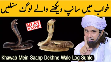 Khawab Mein Saanp Dekhne Wale Log Sunle | Mufti Tariq Masood | Islamic Group