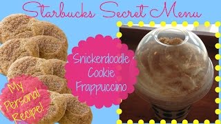 Starbucks Secret Menu: Snickerdoodle Cookie Frappuccino (My Personal Recipe!) screenshot 3