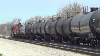 GTW GP9R #4619 leads a local towards Manteno IL