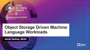 Object Storage Driven Machine Language Workloads - Daniel Valdivia, MinIO