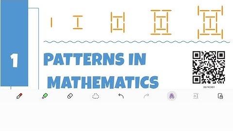Part 1 class 6 math chapter 1st patterns in Mathematics explanation by @KVS-studys. 