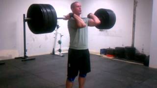 Dan Selleck - 315lbs Squat Clean