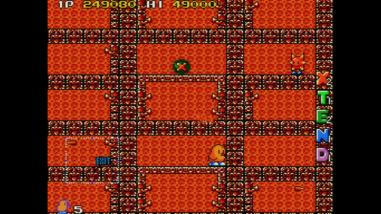 The NewZealand Story - New Version  (Arcade - Taito - 1988) - 1,169,580 - 1cc