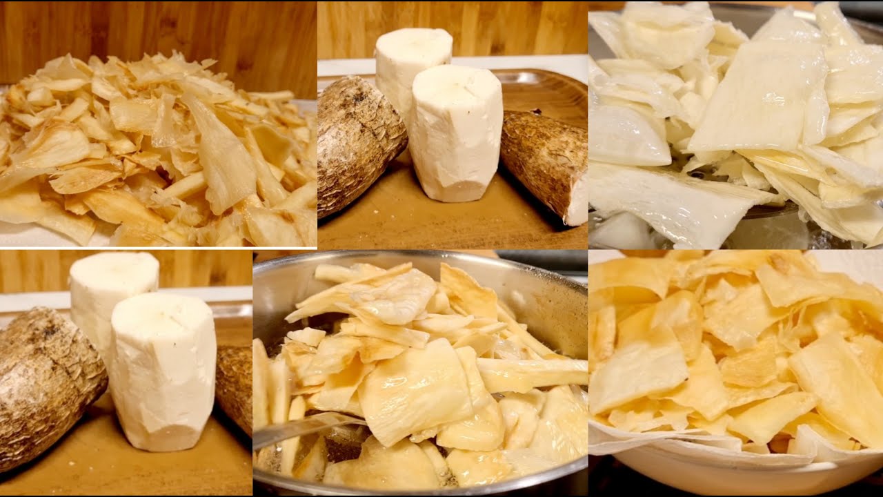 CHIP'S DE TUBERCULE DE MANIOC : Comment Réaliser Les Chips De Tubercule De Manioc 