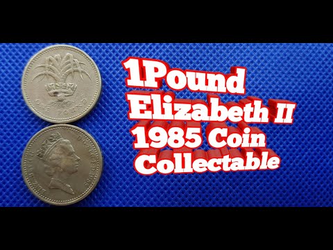 1 Pound Elizabeth II 1985 Coin Collectable#Kabayan Filipino#