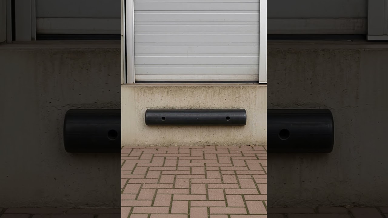 D Type Rubber Dock Bumper 1000x150x150mm