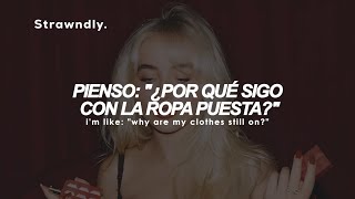 Sabrina Carpenter Tears Sub Espanol Lyrics