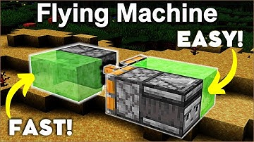 How to Make a FLYING MACHINE in Minecraft Bedrock/Java 1.21! (Easy Minecraft 1.21 Redstone Tutorial)