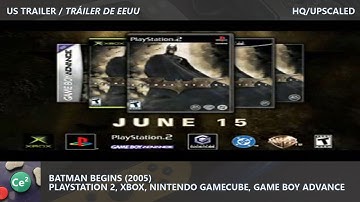 Batman Begins | PS2/Xbox/GC/GBA | 2005 | Video Game US Trailer | HQ/Upscaled