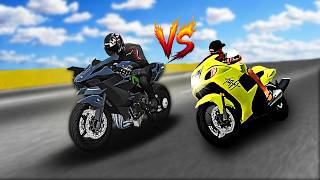 H2R VS HAYABUSA WHICH BIKE IS FASTER? IN MOTO WHEELIE 3D 🔥 screenshot 5