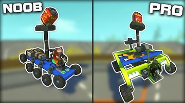 NOOB vs PRO Explosive Balancing Challenge! (Scrap Mechanic Gameplay)