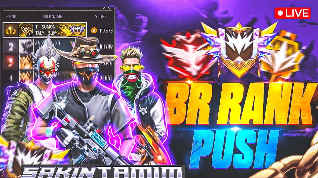 RANK SEASON 46 REGION PUSH WITH [SAKIN TAMIM] - YouTube