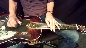 Dobro Lessons with Joe Wilson - Blue Bossa (GBDGBD tuning)
