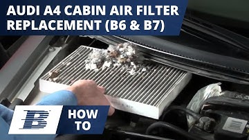 How to Change Audi A4 Cabin Filter on All B6 and B7 Chassis