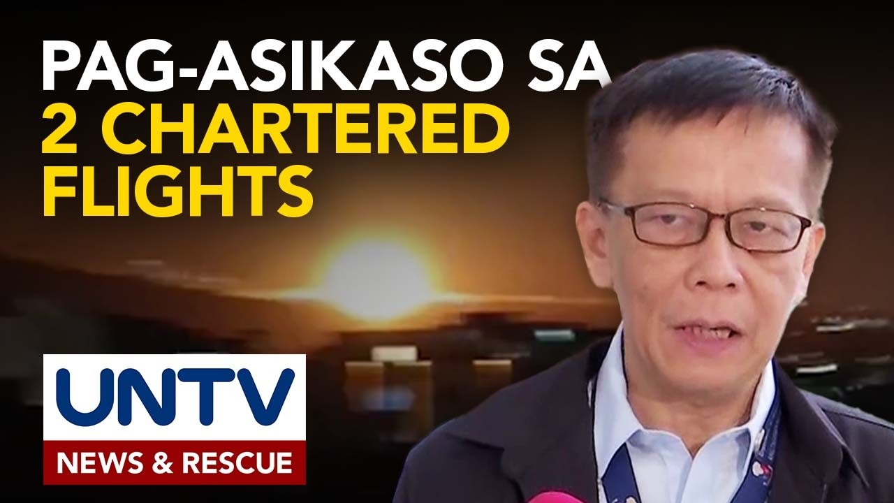 2 chartered flights patungong Middle East, inaasikaso na ng pamahalaan