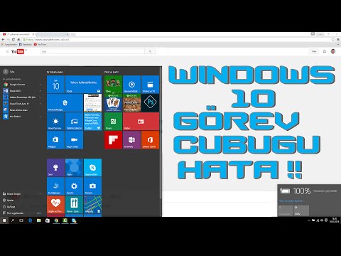 WİNDOWS 10 BAŞLAT MENÜSÜ (CORTANA - GÖREV ÇUBUĞU) ÇALIŞMIYOR HATASI [KESİN ÇÖZÜM!!]