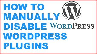 How to manually disable Wordpress Plugins via cPanel if can not access the wordpress dashboard